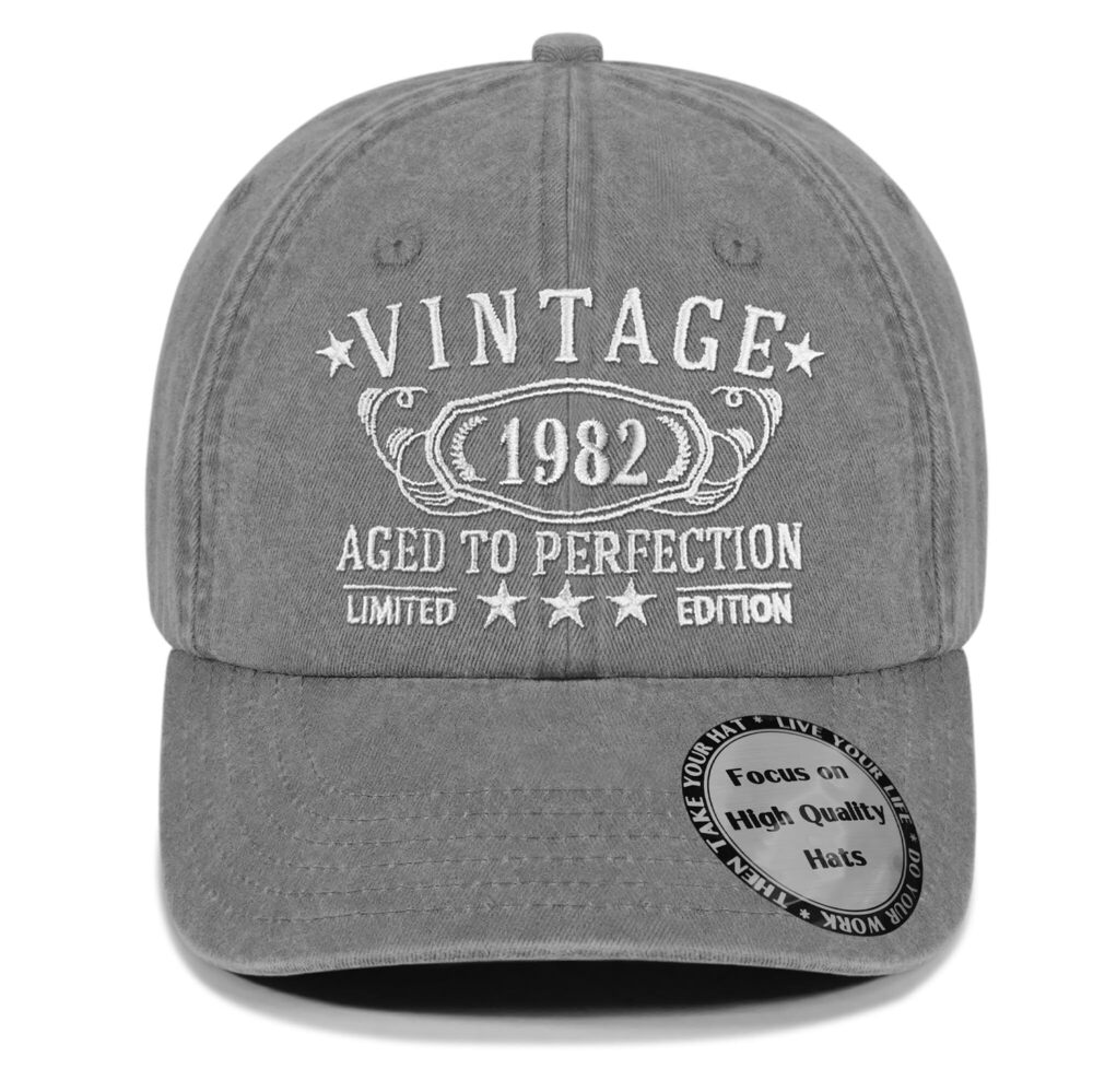 3266 43th Birthday Gifts ,1982 for 43 Year Old Man Vintage Hat,Parents